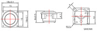 18mm speaker dimensions (in mm).