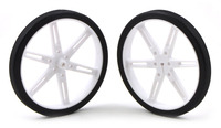 Pololu Wheel 80x10mm Pair - White