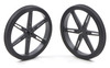 Pololu Wheel 80x10mm Pair - Black