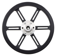 Pololu Wheel 90x10mm Pair - Black 