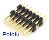 0.100" (2.54 mm) Extended Male Header: 2x7-Pin, 17.1 mm