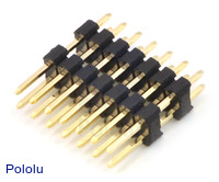 0.100" (2.54 mm) Extended Male Header: 2x7-Pin, 17.1 mm