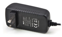Wall power adapter: 9VDC, 3A, 5.5×2.1mm barrel jack, center-positive.