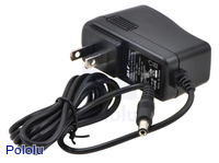 Wall Power Adapter: 12VDC, 1A, 5.5×2.1mm Barrel Jack, Center-Positive