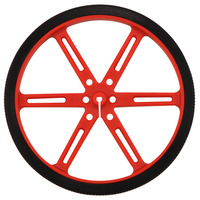 Pololu wheel 90×10mm – red.