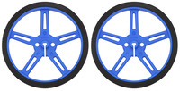 Pololu Wheel 70x8mm Pair - Blue