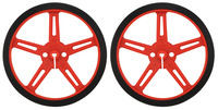 Pololu Wheel 70x8mm Pair - Red