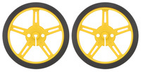 Pololu Wheel 60x8mm Pair - Yellow