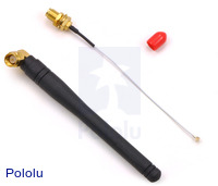Antenna and antenna adapter included with the DroneCell.