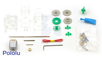 Tamiya 89916 4-speed crank-axle gearbox kit – clear.