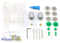 Tamiya 89915 twin-motor gearbox kit  – clear.