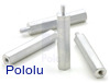 Aluminum Standoff: 1" Length, 2-56 Thread, M-F (4-Pack)