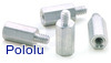 Aluminum Standoff: 3/8" Length, 4-40 Thread, M-F (4-Pack)
