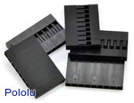 0.1" (2.54mm) Crimp Connector Housing: 1x9-Pin 5-Pack
