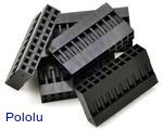 0.1" (2.54mm) Crimp Connector Housing: 2x10-Pin 5-Pack