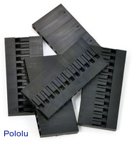 0.1" (2.54mm) Crimp Connector Housing: 1x12-Pin 5-Pack