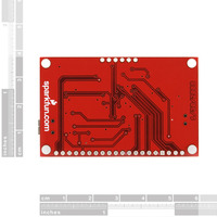 Logomatic v2 serial SD datalogger, bottom view.