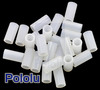 Nylon Spacer: 10mm Length, 5mm OD, 3.3mm ID (25-Pack)