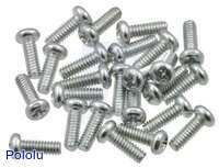 Machine Screw: #2-56, 1/4" Length, Phillips (25-pack)