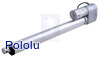 Concentric LACT12P-12V-20 Linear Actuator with Feedback: 12" Stroke, 12V, 0.5"/s