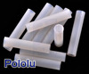 Nylon Spacer: 20mm Length, 4mm OD, 2.7mm ID (10-Pack)