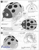 Instructions for Tamiya 70195 Wall-Hugging Ladybug page&nbsp;6.