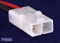 Male Tamiya plug connector.
