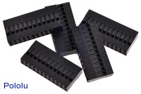 0.1" (2.54mm) Crimp Connector Housing: 2x12-Pin 5-Pack