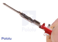Preparing a wire and crimp pin.