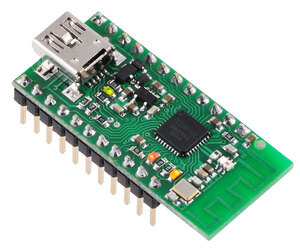 Wixel programmable USB wireless module (fully assembled).