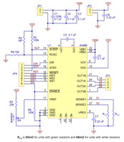 Schematic diagram of the md09b A4988 stepper motor driver carrier.