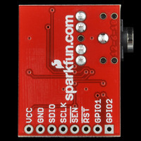 Si4703 FM tuner carrier, bottom view.