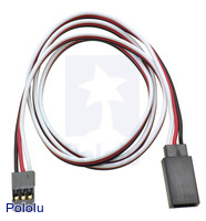 Servo Extension Cable 24" Male - Female