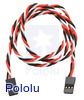 Twisted Servo Extension Cable 24" Female - Female