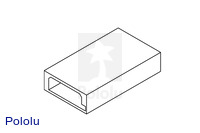 Male Futaba J connector (often referred to as “female” in the RC hobby industy).