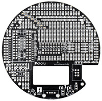 Pololu m3pi expansion kit PCB, top view.