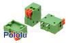 Screwless Terminal Block: 2-Pin, 0.1" Pitch, Side Entry (3-Pack)