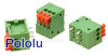 Screwless Terminal Block: 3-Pin, 0.1" Pitch, Side Entry (3-Pack)