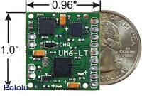 CHR-UM6-LT orientation sensor dimensions.