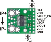 ACS709 current sensor carrier pinout.