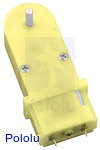 180:1 Mini Plastic Gearmotor 90-Degree 3mm D-Shaft Output