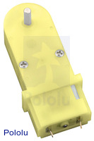 Pololu 180:1 Mini Plastic Gearmotor 90-Degree 3mm D-Shaft Output