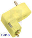 180:1 Mini Plastic Gearmotor Offset 3mm D-Shaft Output
