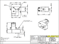 Solarbotics GM8 gearmotor dimensions (in mm).