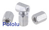 Aluminum Standoff: 1/4" Length, 4-40 Thread, F-F (4-Pack)