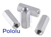 Aluminum Standoff: 1/2" Length, 4-40 Thread, F-F (4-Pack)
