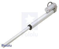 Generic linear actuator with 8″ stroke, fully extended.