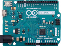 Arduino Leonardo, top view.