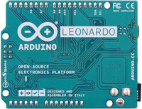Arduino Leonardo, bottom view.