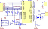 MC33887 motor driver carrier (md05a) schematic.